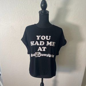 Walt Disney World Crop Tee Size XL